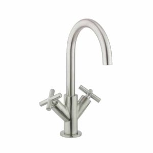 Crosswater MPRO Crosshead Basin Monobloc - Brushed Chrome