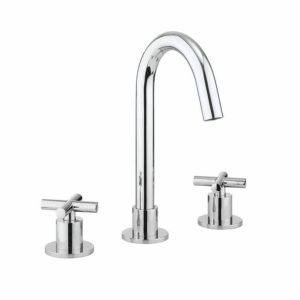 Crosswater MPRO Crosshead Basin 3 Hole Set Basin Mounted - Chrome