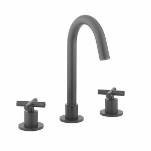 Crosswater MPRO Crosshead Basin 3 Hole Set Basin Mounted - Slate
