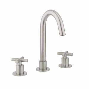 Crosswater MPRO Crosshead Basin 3 Hole Set Basin Mounted - Brushed Chrome