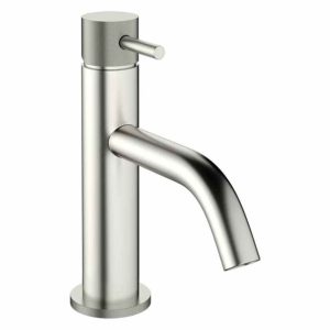 Crosswater  MPRO Basin Monobloc with Knurled Handle - Brushed Chrome