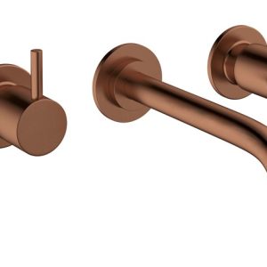 Crosswater  MPRO Basin 3 Hole Set - Brushed Bronze