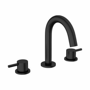 Crosswater  MPRO Basin 3 Hole Set Basin Mounted - Matt Black
